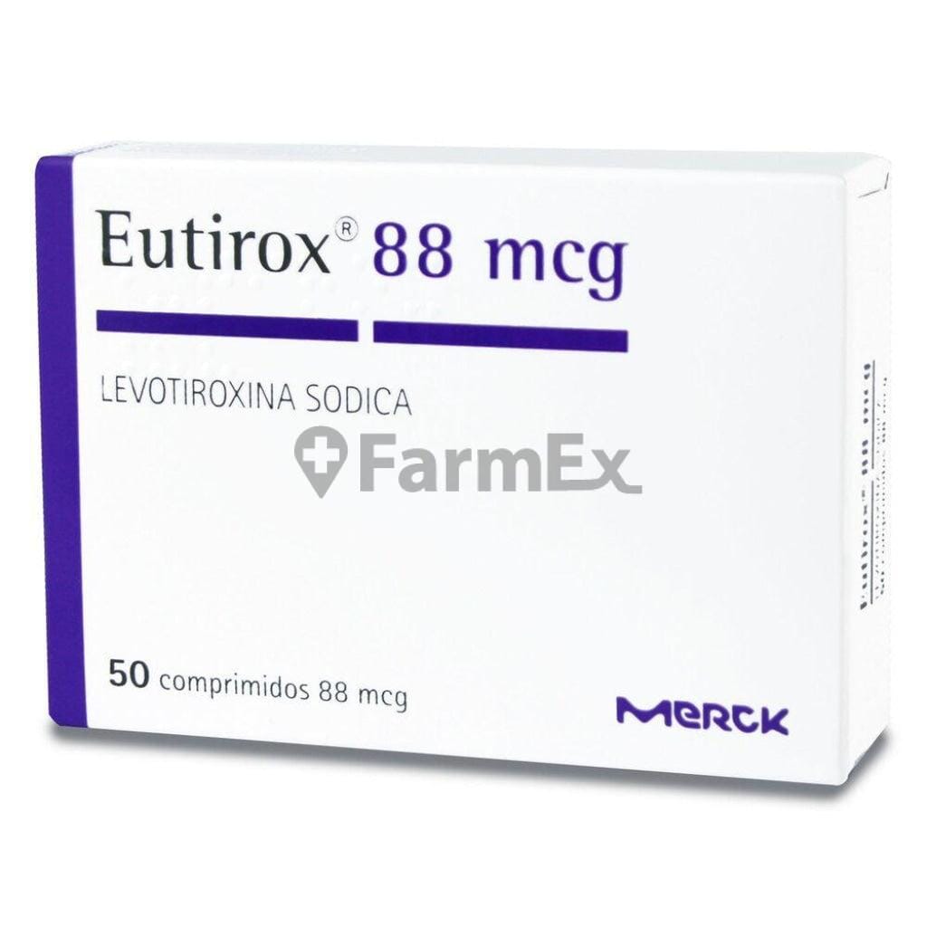 Eutirox 88 mcg x 50 comprimidos Farmex-VidaTres-Persistente